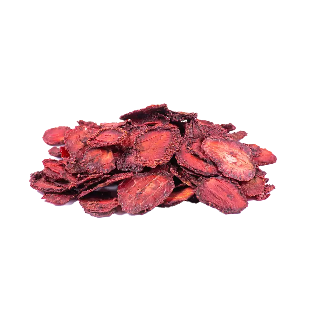 توت فرنگی ورقه شده خشک